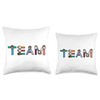 Team Throw Pillow