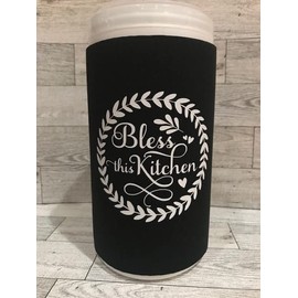 Bless This Kitchen Wipe Cover (Large, Blue)