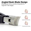 Qgond Wide Jaw Anti-Splash Slanted Nail Clipper – Extra Sharp