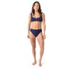 Nautica Women's Bikini V-Wire Bralette, Swim Set, Quick-Dry, Removable Pads,