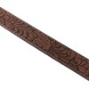 BC Belts Womens Thin Leather Belt Strap with Embossed Western