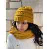 Funky Junque Kids Large Beanie - Mustard
