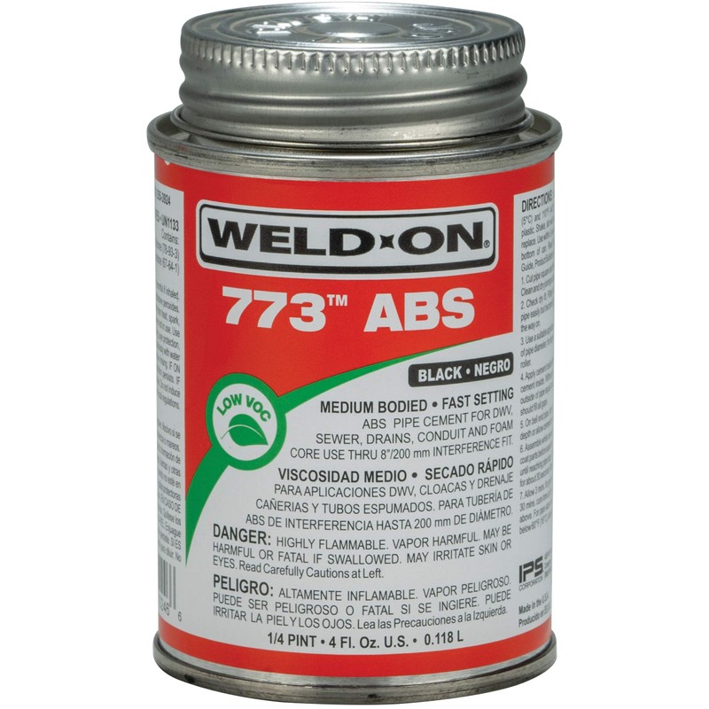 Weld-On 10246 773 ABS Medium-Bodied High Strength Solvent Cement -