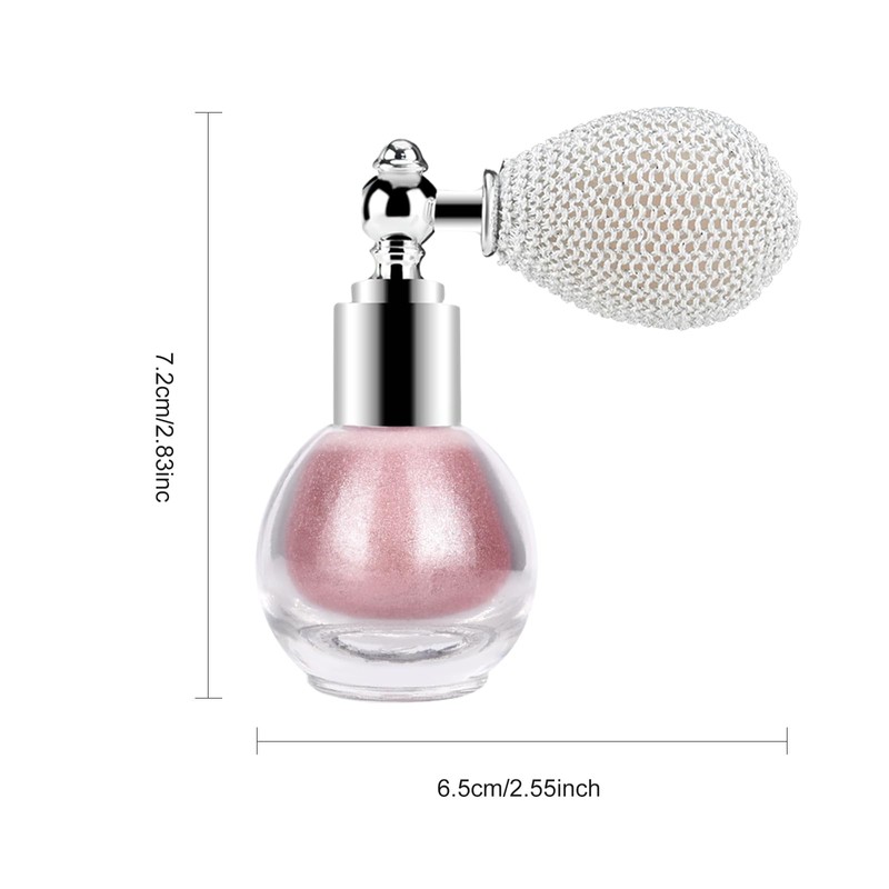 KYDA Highlighter Powder Spray, High Gloss Glitter Spray, Shimmer Sparkling
