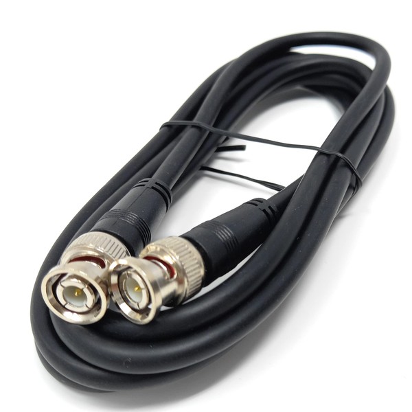 DRUT 2m BNC to BNC Cable Lead, Coaxial RG59/RG59U 75ohm