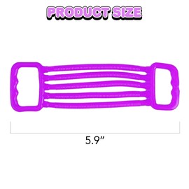 ArtCreativity Stretchy String Sensory Toys - Set of 30 Stretchy Fidget Toys - Sensory Strings in Fun Exercise Band Designs - 6 Vibrant Colors - Fidget Toys for Toddlers - Autism Sensory Gifts Age 2+