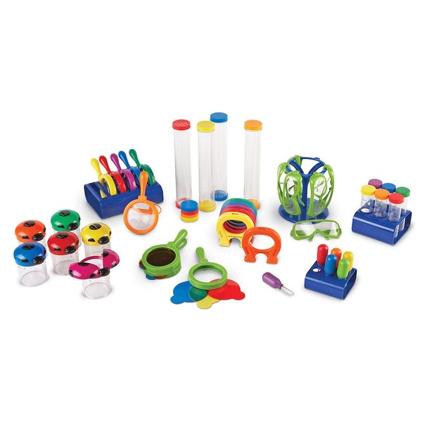 Learning Resources Primary Science Classroom Science Center School Bundle, 47 Pieces (LER2762)