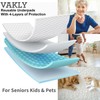 Vakly XL Washable Reusable Underpads 36"x54" Waterproof Absorbent Bedding [3