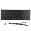 Wireless Keyboard Numeric Touchpad 2.4Ghz Wireless Portable RGB Backlit Plug