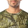 Realtree Men's Flex Short Sleeve Raglan Tee, APX