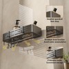 VOLPONE Shower Caddy No Drilling Shower Shelves for Inside Shower