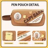 Cute Capybara Pencil Case,Large Capybara Pencil Pouch Stationery Pen Bag,Cute
