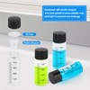Cadbibe 4ml Clear Glass Graduated Vials with Screw Caps and