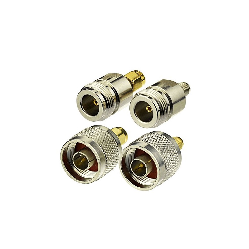 Eightwood Antenna Adapter Kit N to SMA 4 Type for