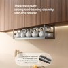Hanging Under Shelf Storage Basket, Adjustable Width Under Cabinet Add-on