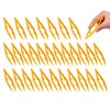 PATIKIL 30 Pcs Plastic Tweezers for Craft, 4" Small Plastic