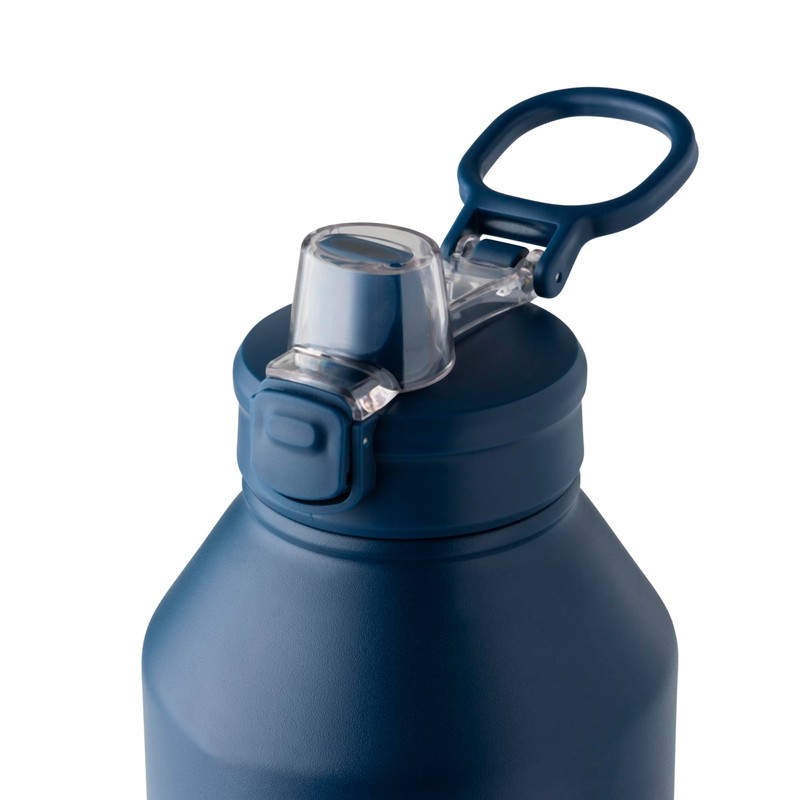 Manna Push Stainless Steel Bottle with Push-open Locking Lid and