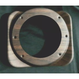 JET TECH BOAT CORNER SPEAKER BEZEL GODFREY FAUX WOOD MATTE CHERRY MARINE PLASTIC