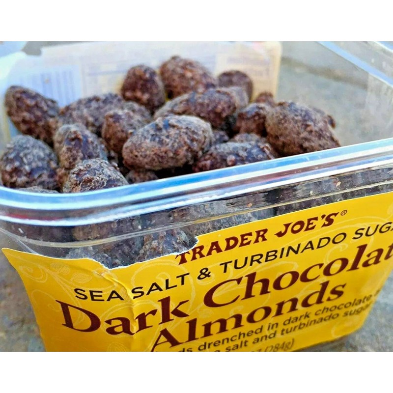Trader Joe's 2 PACK TRADER JOE'S DARK CHOCOLATE ALMONDS