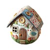 Patchwork Felt Egg House Kit,Embroidered Felt Easter Eggs Kit,Easter Decor