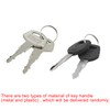 uxcell Stainless Steel Motorcycle Steering Lock with Two Keys for