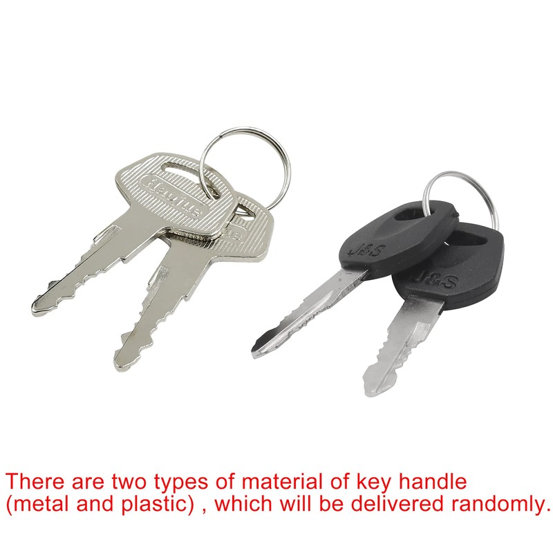 uxcell Stainless Steel Motorcycle Steering Lock with Two Keys for