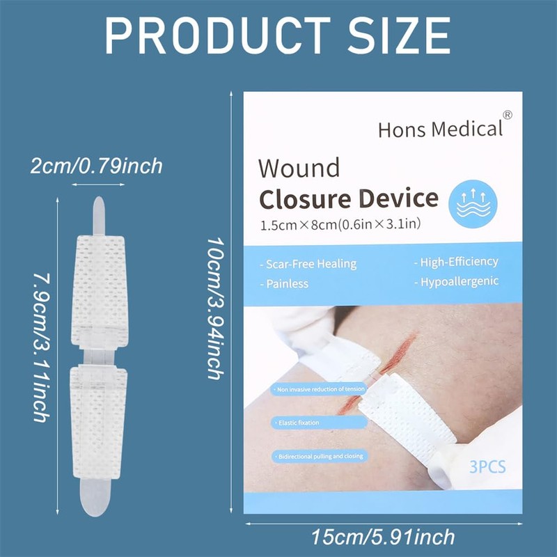Wound Closure Strips 3PCS Butterfly Wound Closure Suture Strip Butterfly