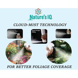 Nature's IQ Cold Pressed Neem Oil w/Spray Mist Technology. Indoor and Outdoor Plant Protection. Twin Pack