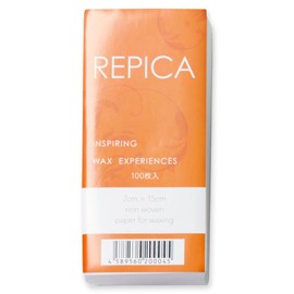 REPICA Brazilian Wax Removal Cut Paper Medium 100 Sheets x 1 pc Wax Removal Wax Sheet Strip Sheet