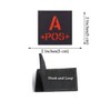 2 PCS AliPlus A+ POS Patches Blood Type Patches IR