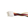 cablepelado Alimentacion Cable Fan 3Pin/H - 2 x 3pin/M 0.25
