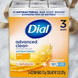 Dial Antibacterial Deodorant Gold Bar Soap - Size: 4oz/12pk