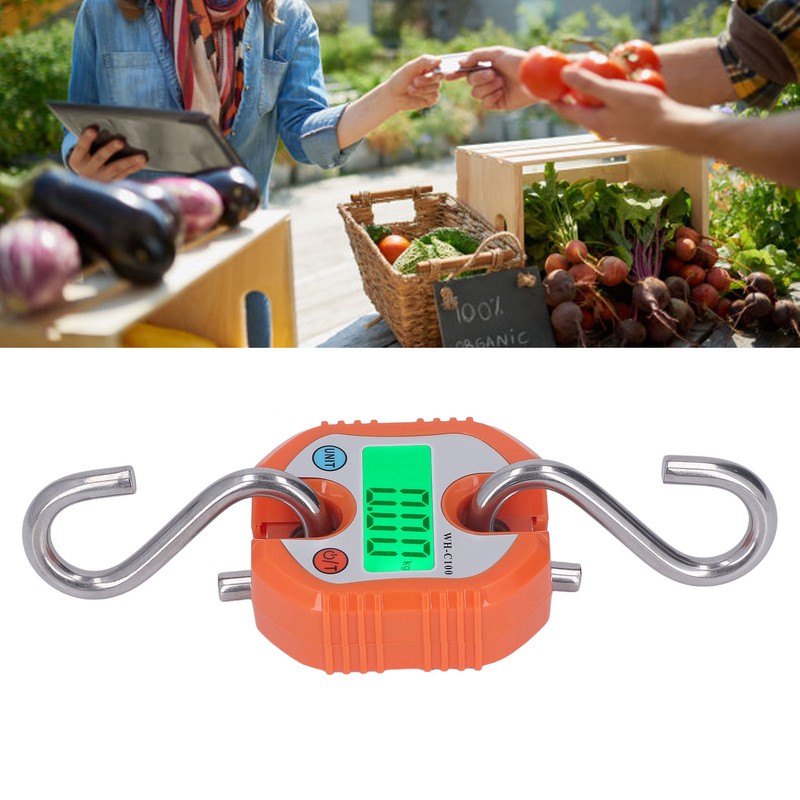 Hanging Scale LCD Digital Display 150KG Range Weighing Tool for