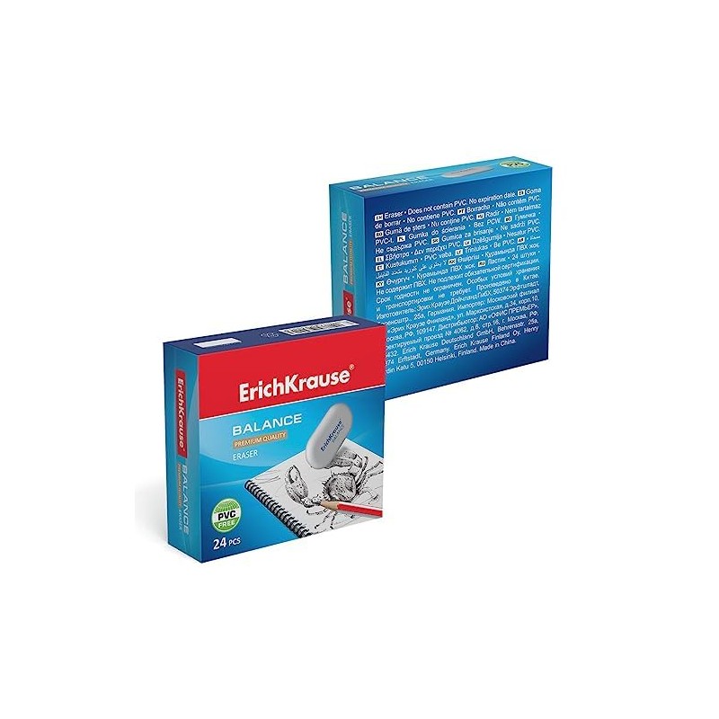 Eraser 5 x 2.3 x 0.9 cm White 1 Piece