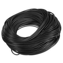 uxcell Screen Spline, 0.19"x300FT Round Window Screen Repair Retainer Spline for Door Window Screens Replacement, Black