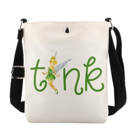 KUIYAI Tinkerbell Crossboday Bag, Fairy Tinker Gift, Magic Kingdom Gift, Fairy Pixia Fan Gift, Tink Xk, S