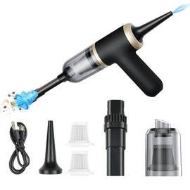 METACHOICE Handheld Vacuum Cordless with 16000Pa Suction,2-in-1 Blower Function,Portable Cordless Vacuum Cleaner for Auto,Home, Electronics,and Outdoor Barbecue Use–Your Go-To Dust Buster Rechargeable