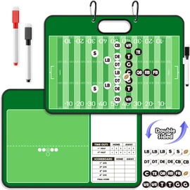 Torlam Magnetic Dry Erase Coach Board, Baseball, Soccer, Football, Basketball Coaching Clipboard