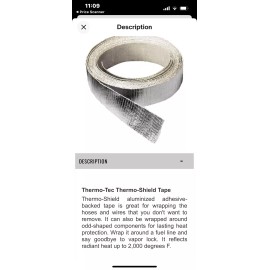 Thermo Shield NEW Thermo Shield Aluminized Silver (1.5 in. x 15 ft.) Self Adhesive Heat Tape