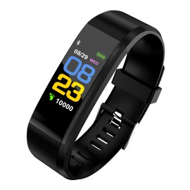 Fitness Activity Tracker,Smart Watch Trackers with Heart Rate Blood Pressure Oxygen LED Touch Screen with Sleep Monitor Step Calories Counter Sedentary Reminder Smartwatch Compatible for IOS Android