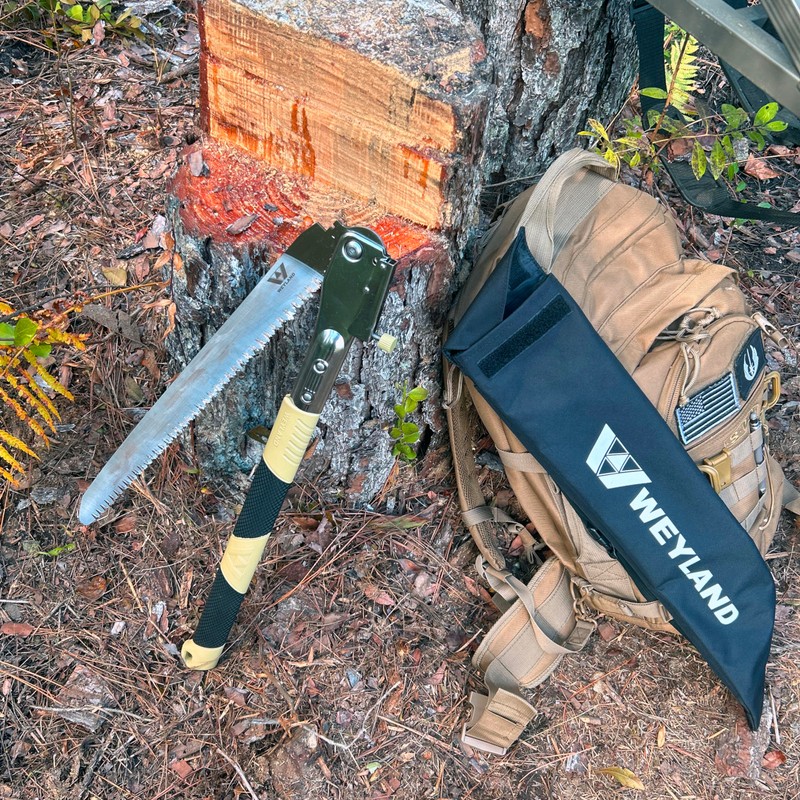 WEYLAND 20" Folding Hand Saw: 500 mm Large Foldable Blade