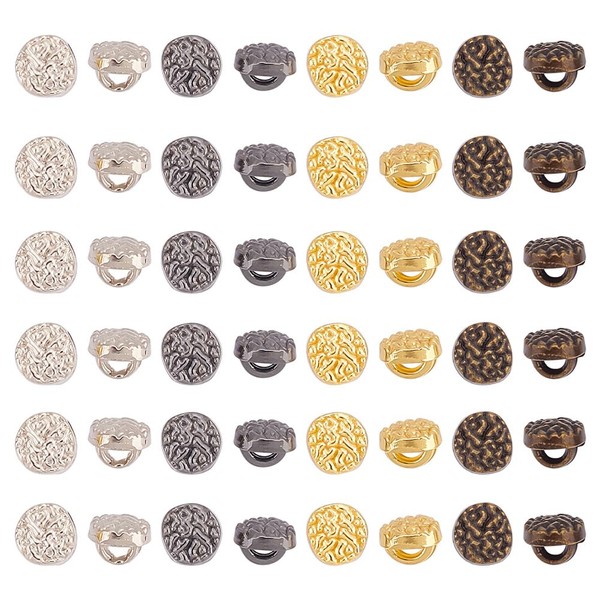 GOMAKERER Pack of 200 mini eyelet buttons, 4 x 3