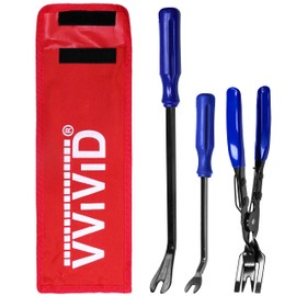 VViViD 3 Piece Clip Plier Set - Removal Tool Bundle for Automotive Door Panels, Dashboard Repairs and Fasteners