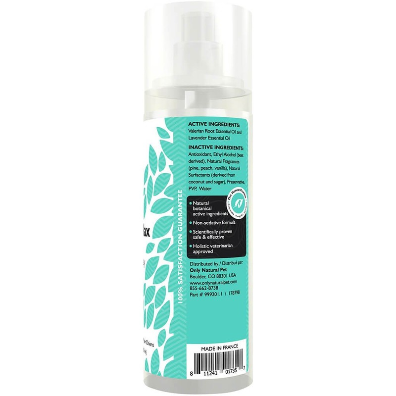 Only Natural Pet Just Relax Botanical Behavior Calming Spray for