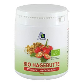 Organic Rosehip Powder - 100% Pure Rosehip Powder Ground from Pulp and Kernels from Controlled Organic Cultivation from EU Agriculture