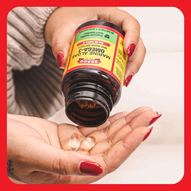 Bragg Omega-3 Supplement Capsules with DHA and EPA - 60