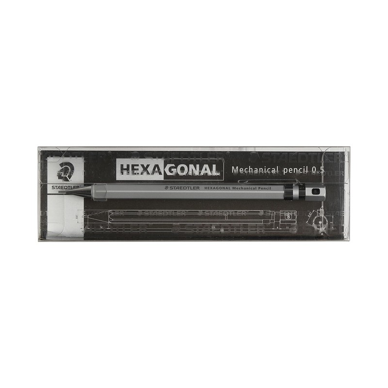 Staedtler (STAEDTLER) Hexagonal Mechanical Pencil 0.5mm [Silky Silver] 925 77-05S