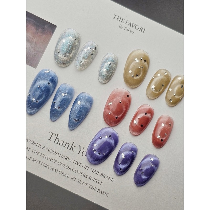 BangleMagnet [Handmade Nail Tip] Emily Nail - Almond / 뱅글자석