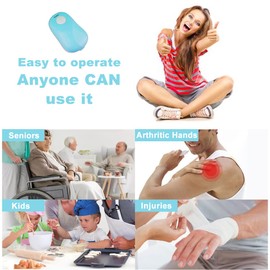 Can Opener,Kratax Electronic Can Opener,Automatic One-Touch Safe Smooth No Sharp Edges Can Openers for Almost Size Can,Best Kitchen for Arthritis Chefs and Seniors(Blue)