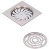 Brushed Shower Floor Drain Copper Floor Strainer for Kitchen Bathroom
